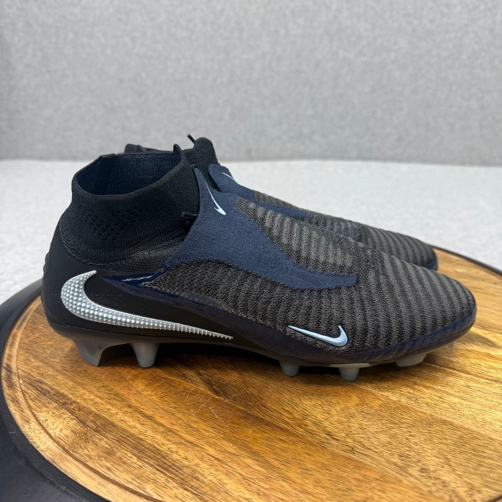 Nike Phantom GX II Elite FG Soccer Cleats Black Blue HJ2147-003 Mens Size 7